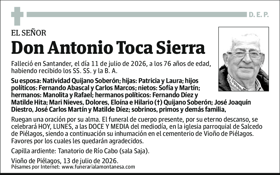 Antonio Toca Sierra