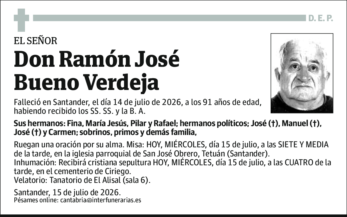 Ramón José Bueno Verdeja