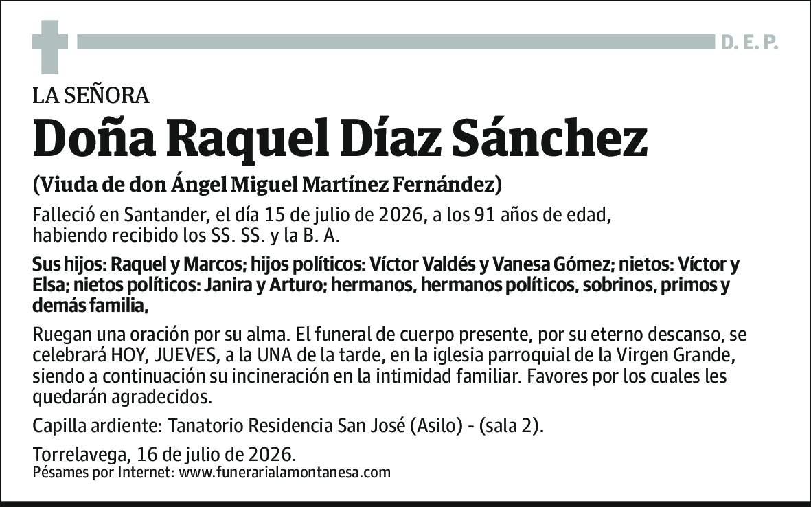 Raquel Díaz Sánchez