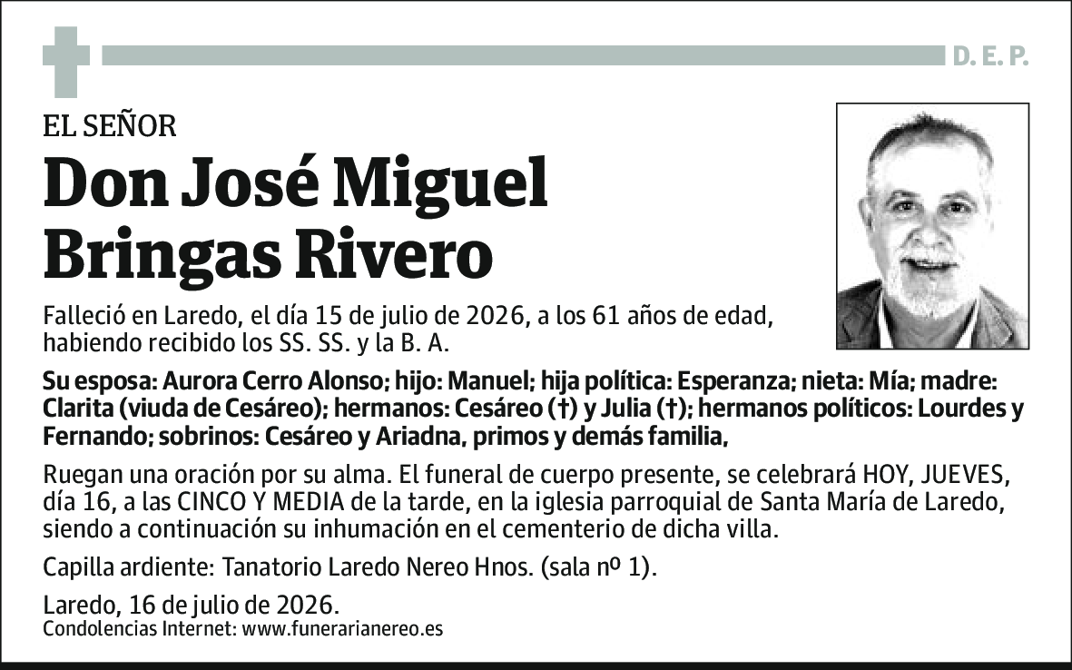 José Miguel Bringas Rivero