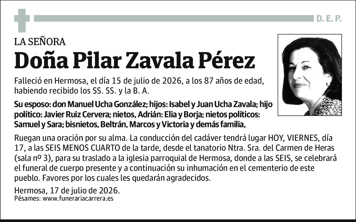 Pilar Zavala Perez