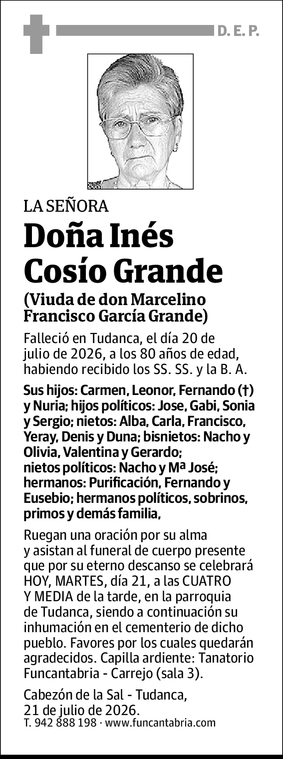 Inés Cosío Grande