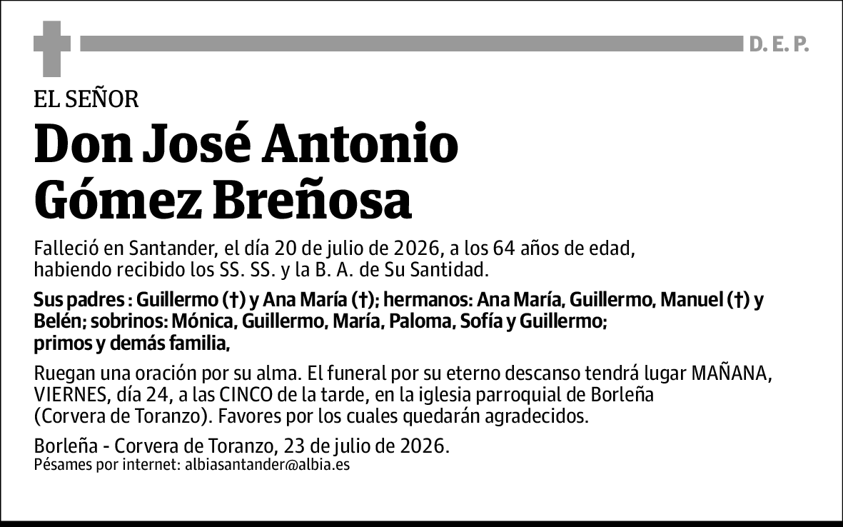 José Antonio Gómez Breñosa