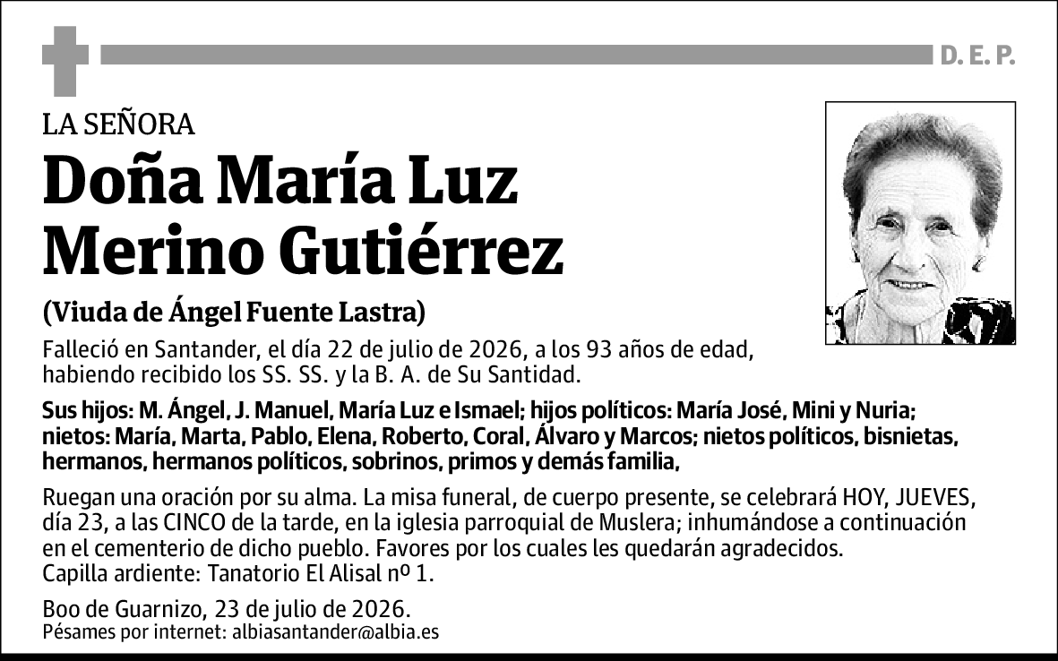 María Luz Merino Gutiérrez