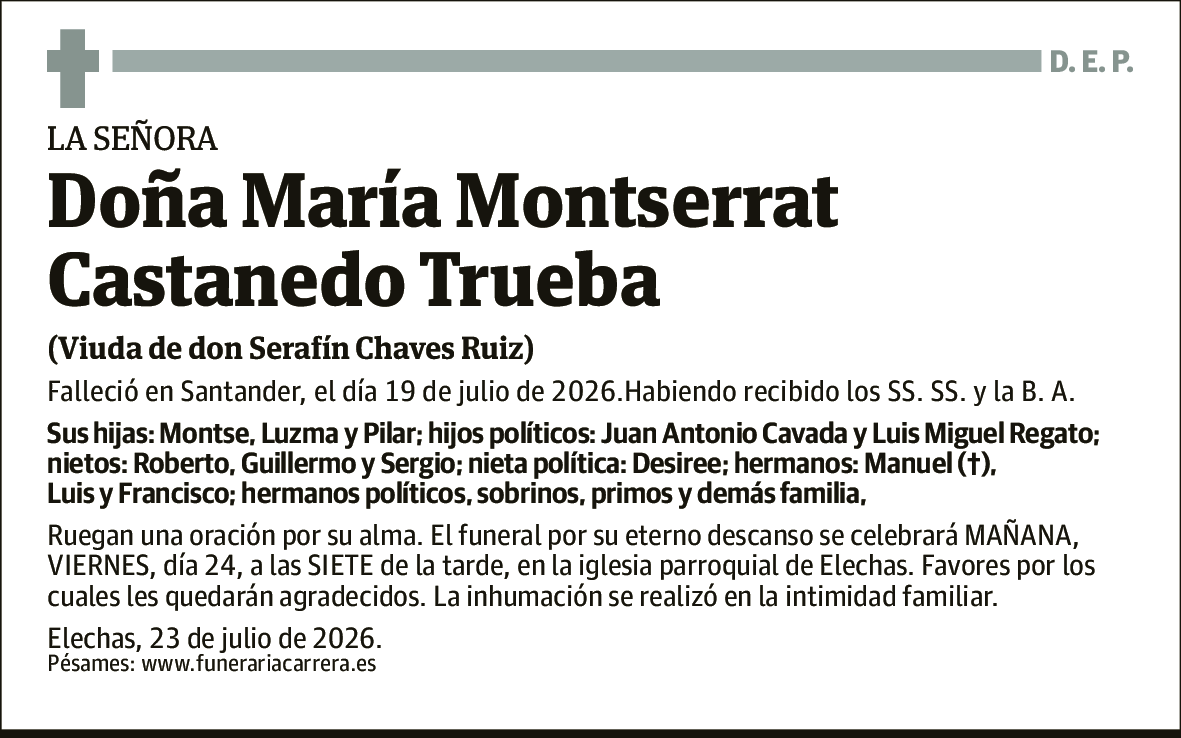 Maria Montserrat Castanedo Truebas