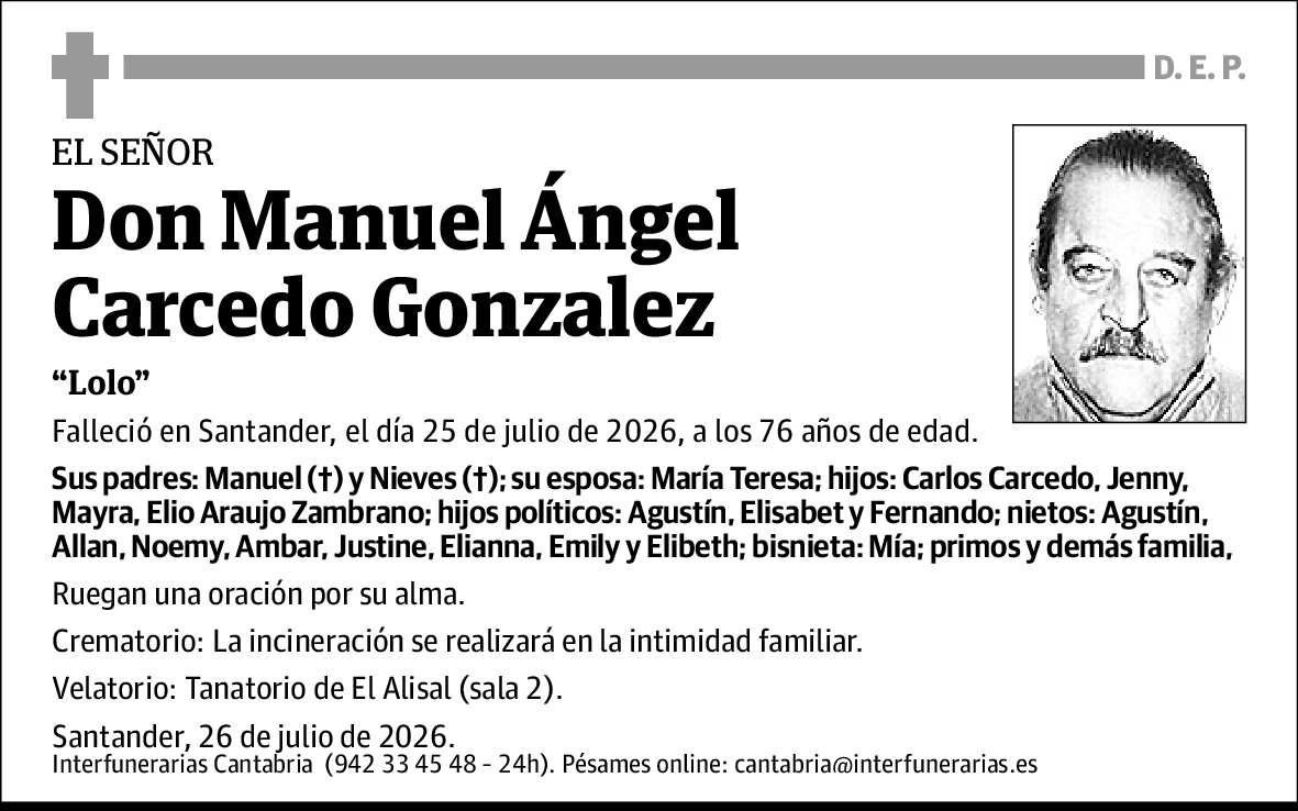 Manuel Ángel Carcedo González