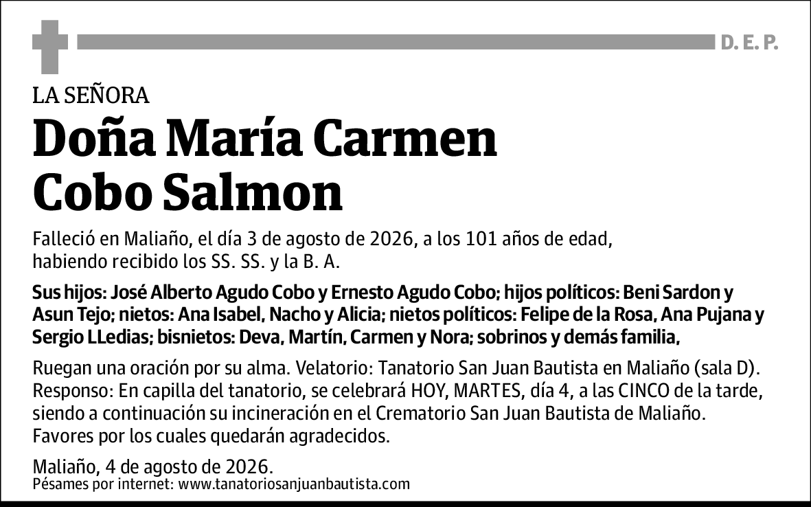 María Carmen Cobo Salmon