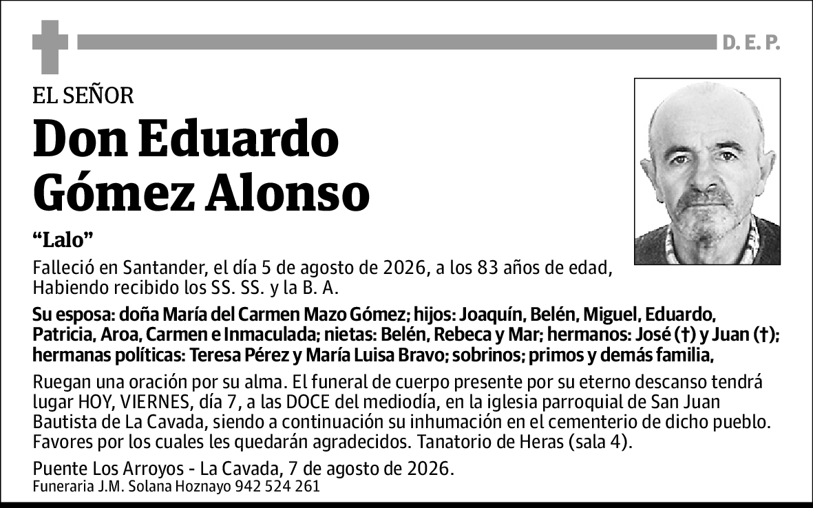Eduardo Gómez Alonso