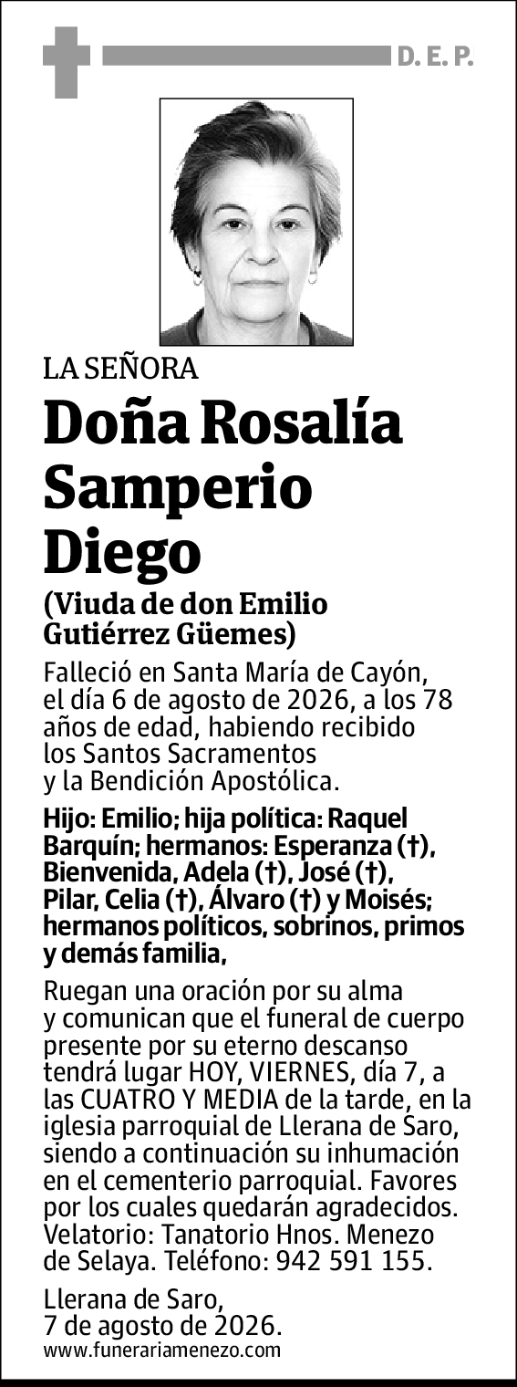 Rosalía Samperio Diego