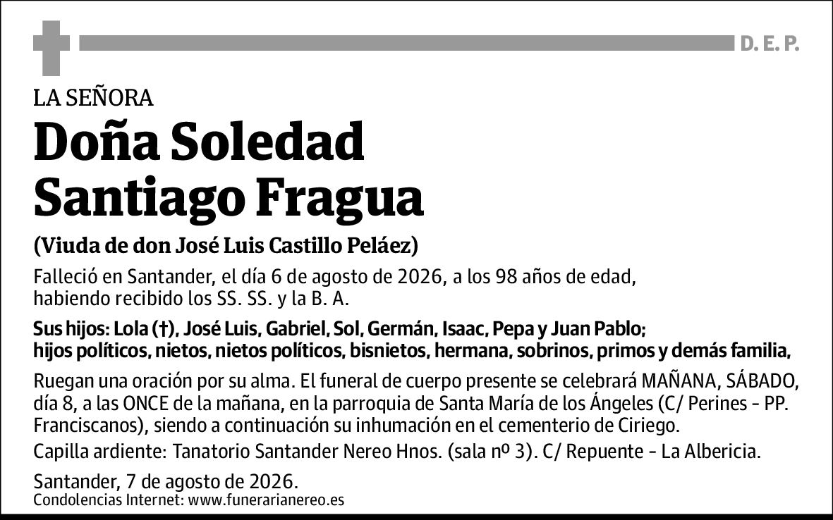 Soledad Santiago Fragua