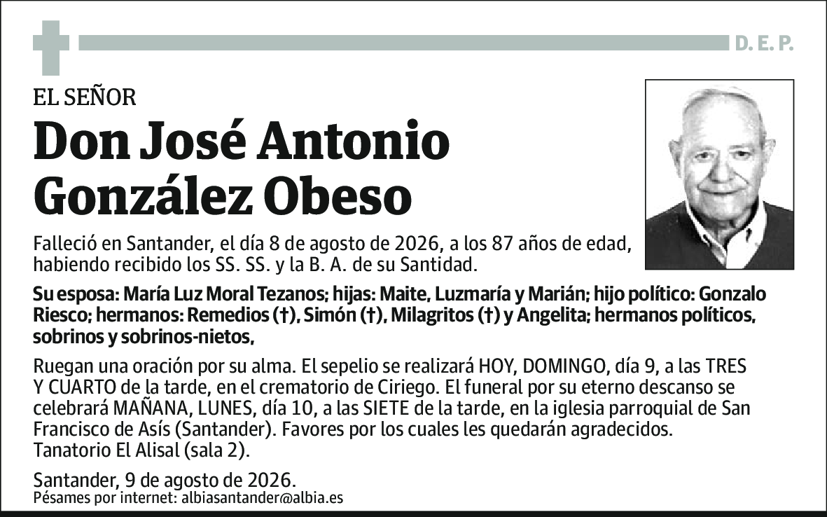 José Antonio González Obeso