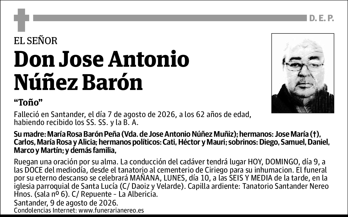 Jose Antonio Núñez Barón