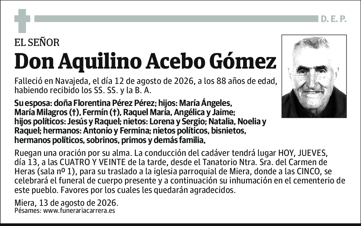 Aquilino Acebo Gómez