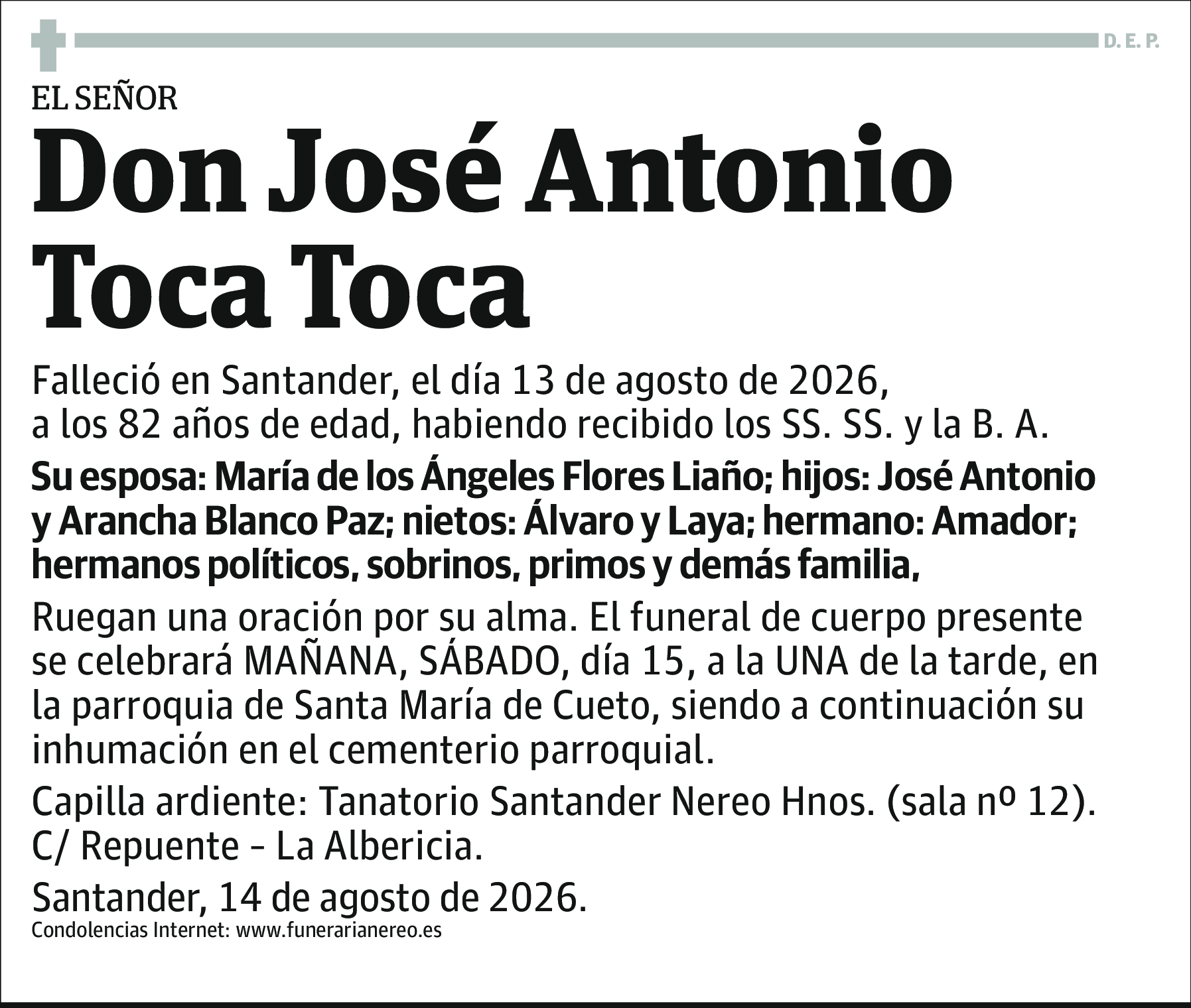 José Antonio Toca Toca