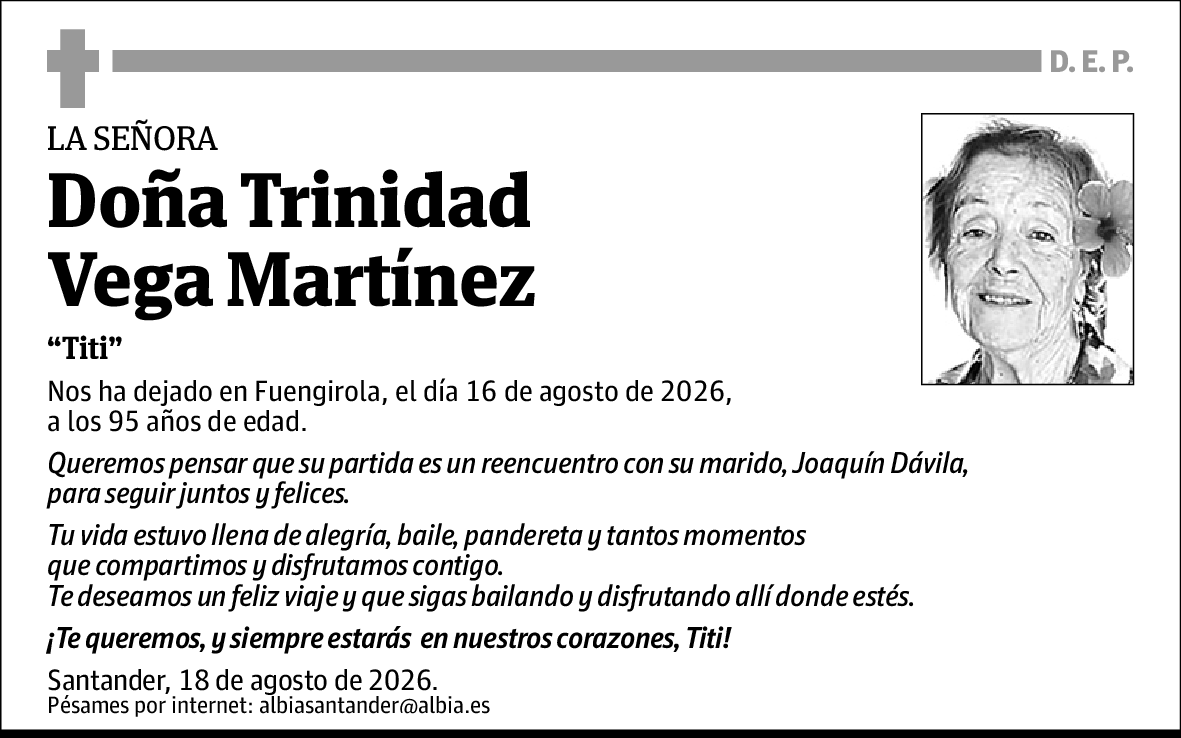 Trinidad Vega Martínez