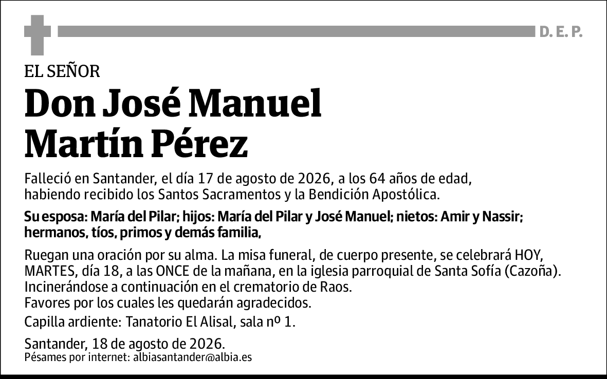 José Manuel Martín Pérez