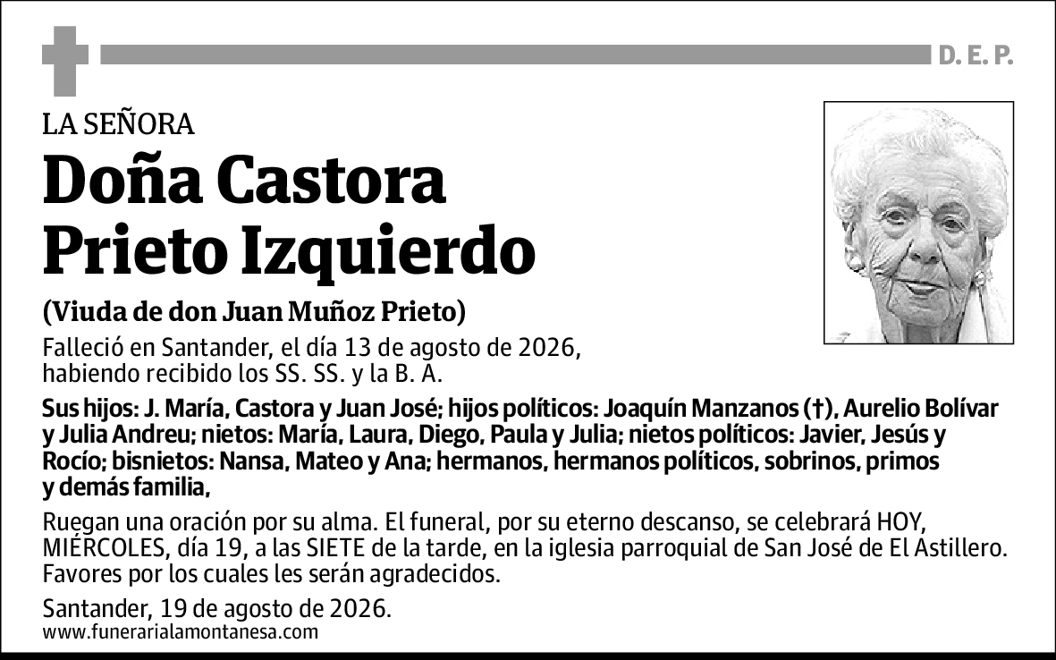 Castora Prieto Izquierdo