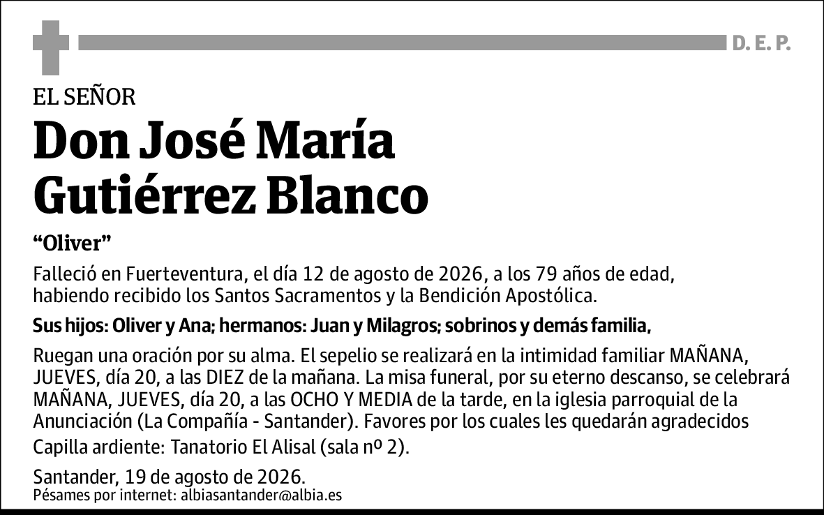 José María Gutiérrez Blanco