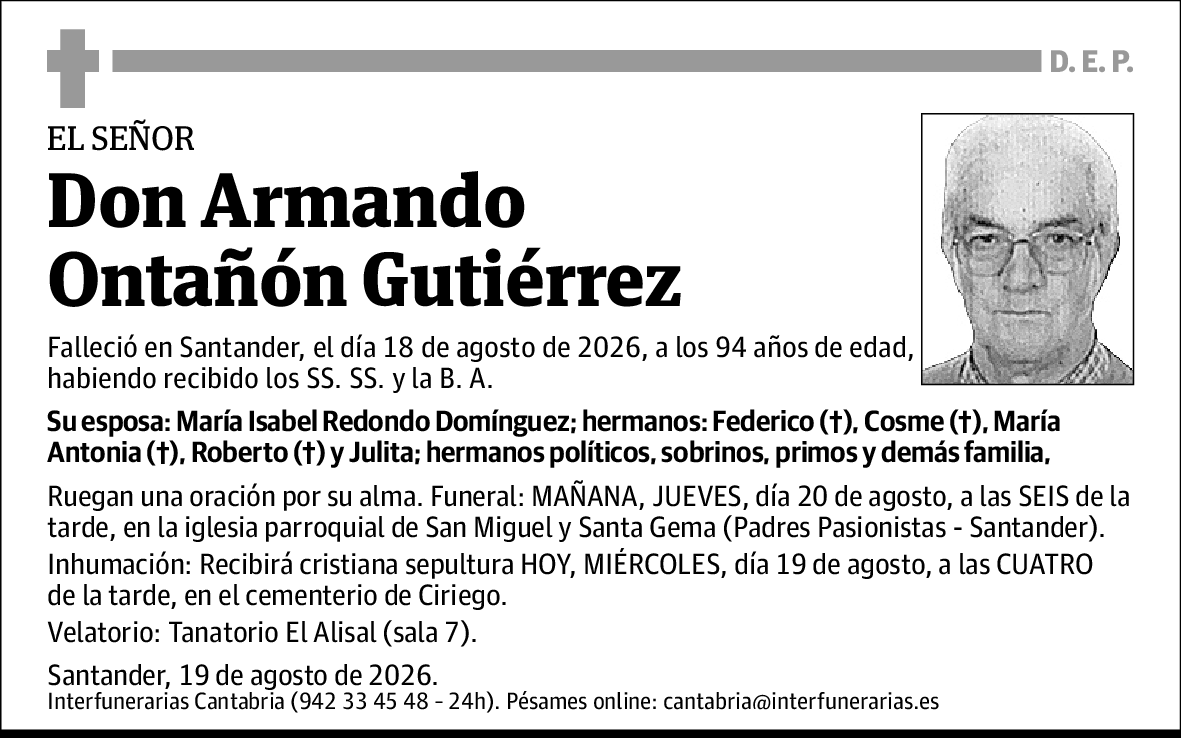 Armando Ontañón Gutiérrez