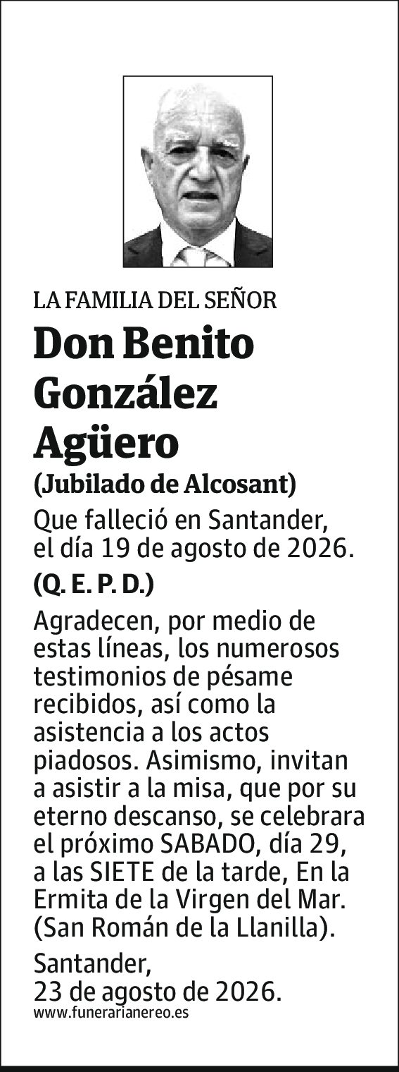 Benito González Agüero