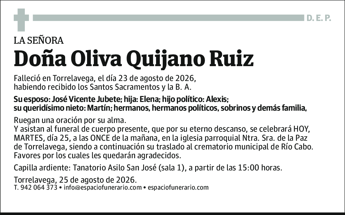 Oliva Quijano Ruiz