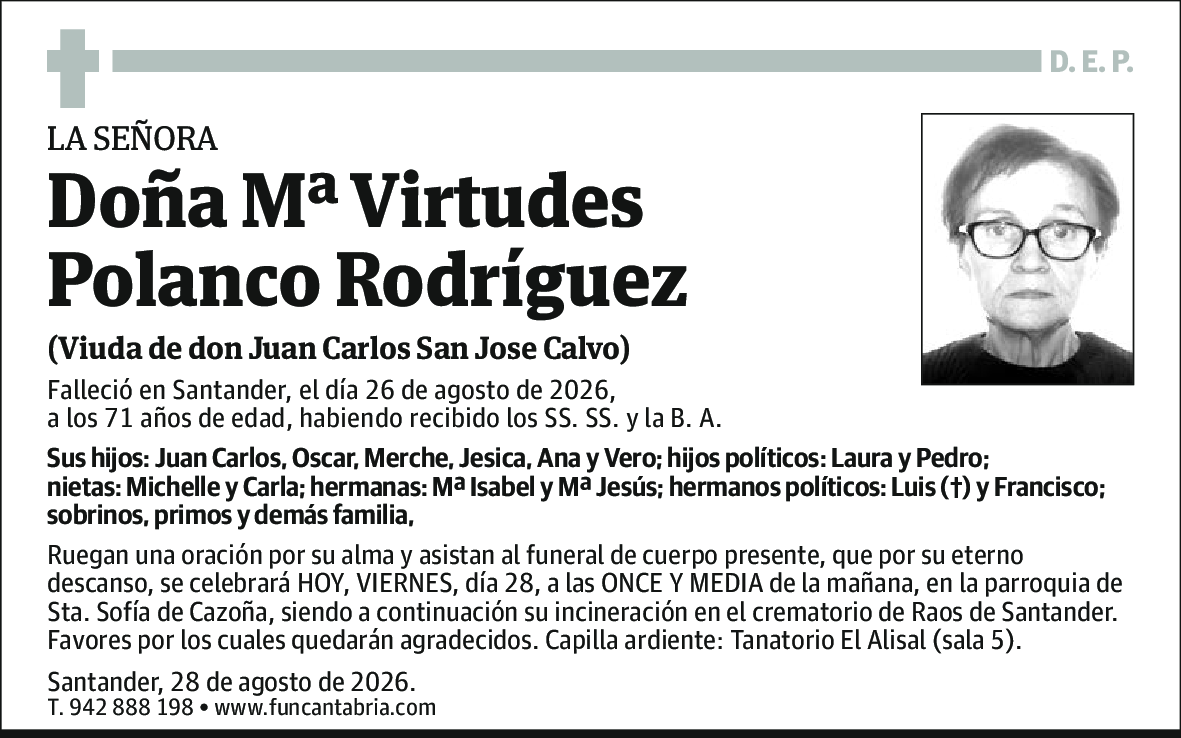 Mª Virtudes Polanco Rodríguez