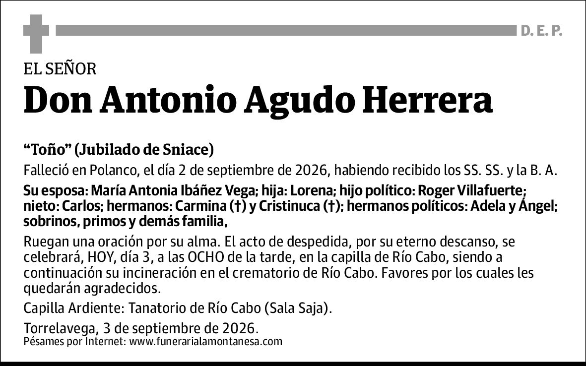 Antonio Agudo Herrera