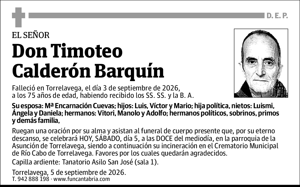 Timoteo Calderón Barquín