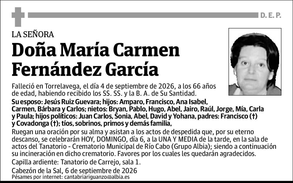 María Carmen Fernández García