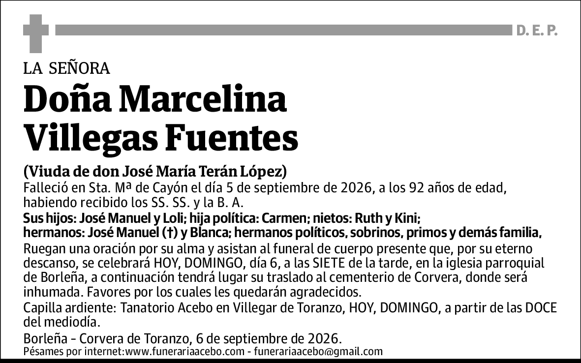 Marcelina Villegas Fuentes