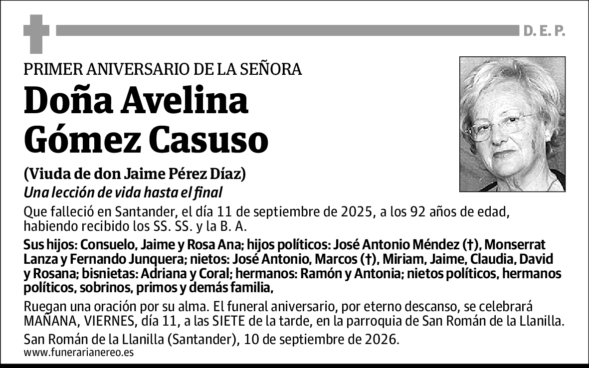Avelina Gómez Casuso