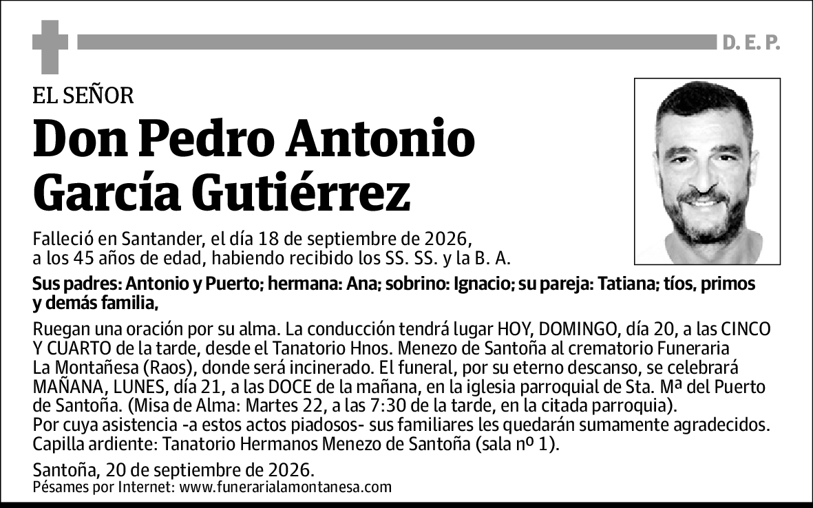Pedro Antonio García Gutiérrez