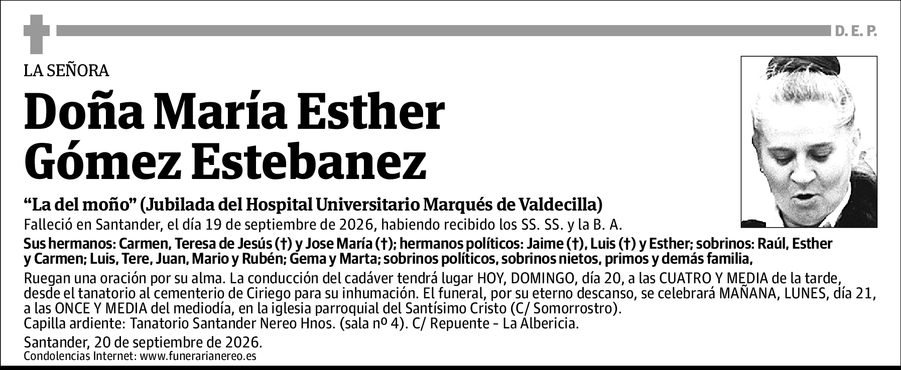 María Esther Gómez Estebanez
