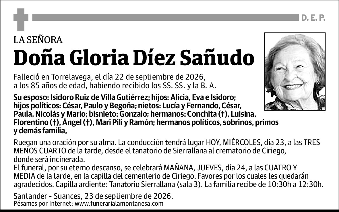 Gloria Díez Sañudo