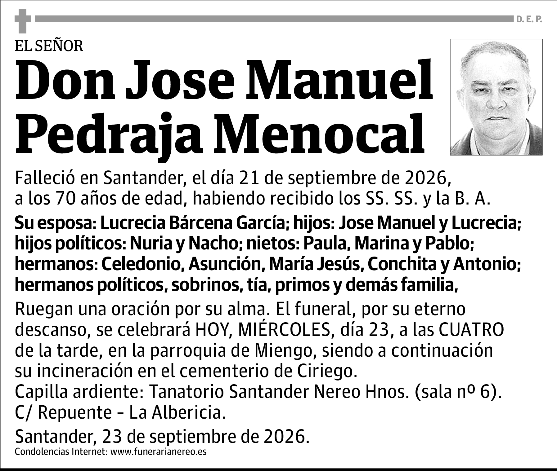 Jose Manuel Pedraja Menocal