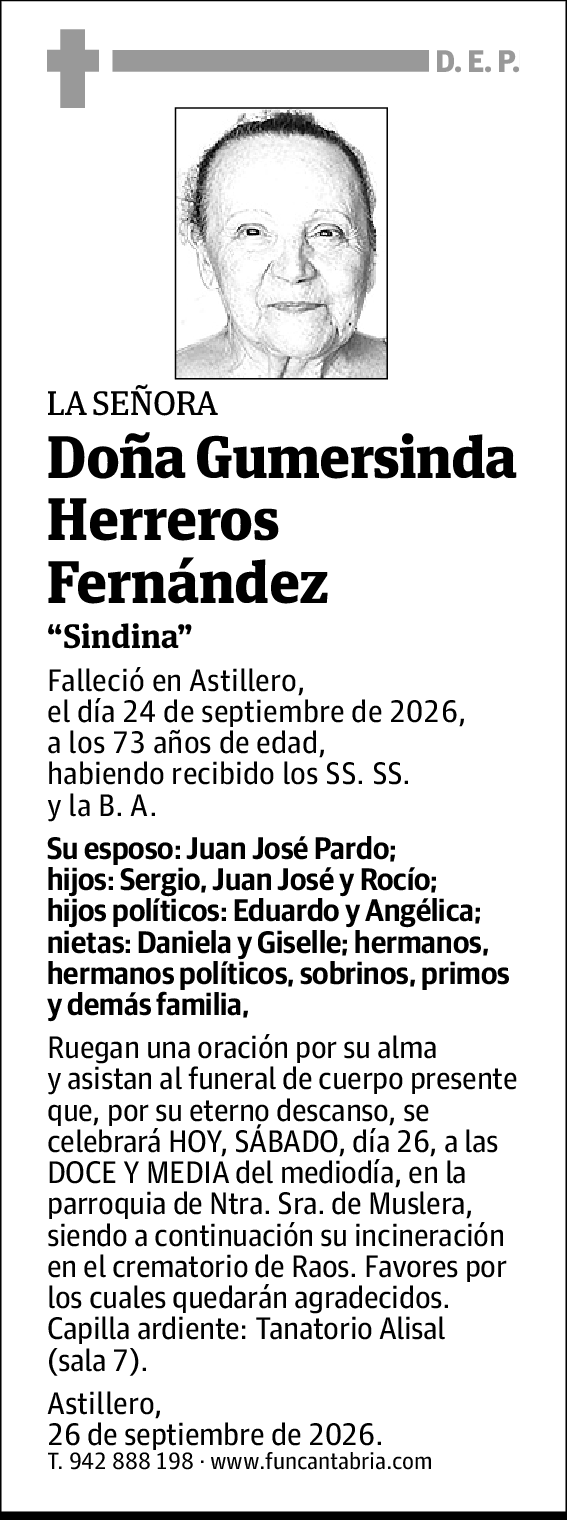 Gumersinda Herreros Fernández