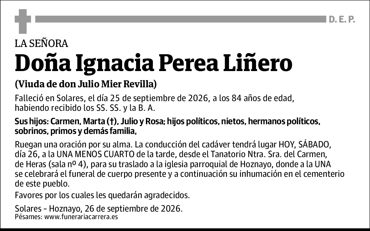 Ignacia Perea Liñero