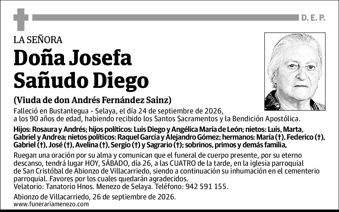 Josefa Sañudo Diego
