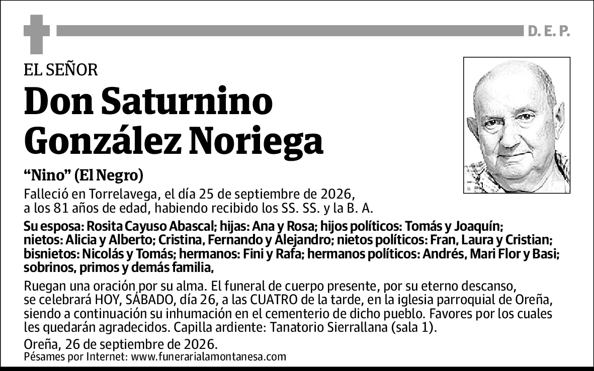 Saturnino González Noriega