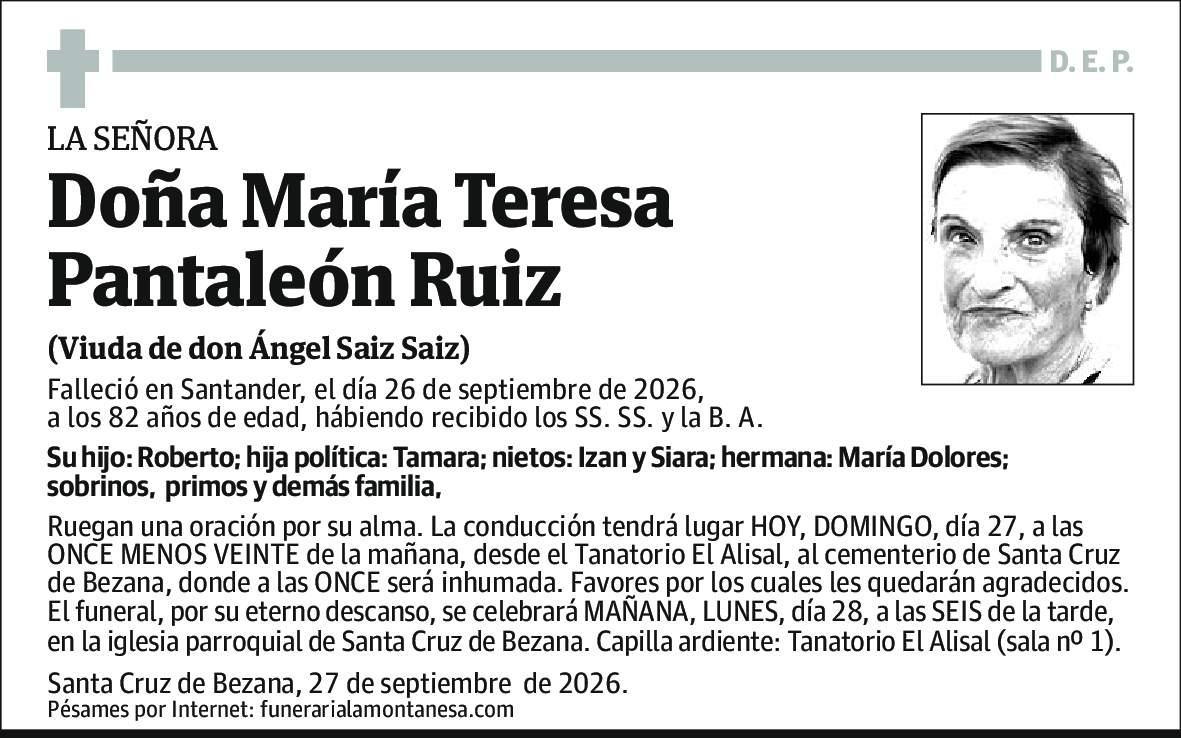 María Teresa Pantaleón Ruiz