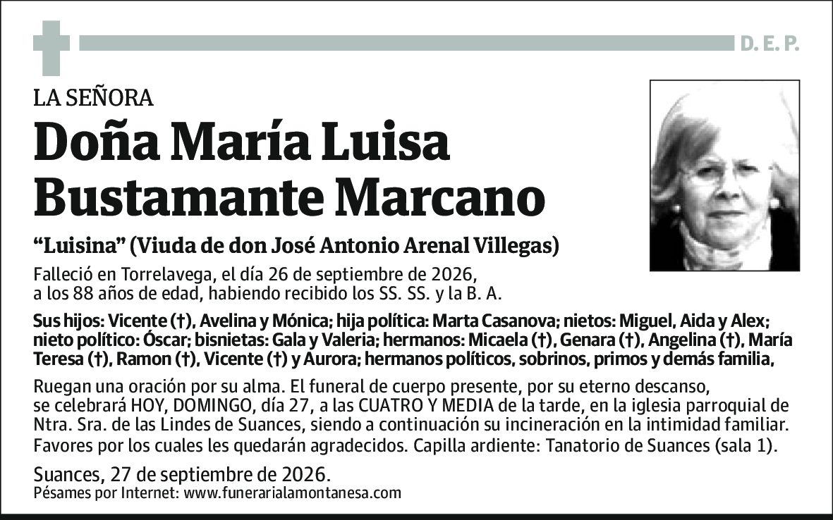 María Luisa Bustamante Marcano