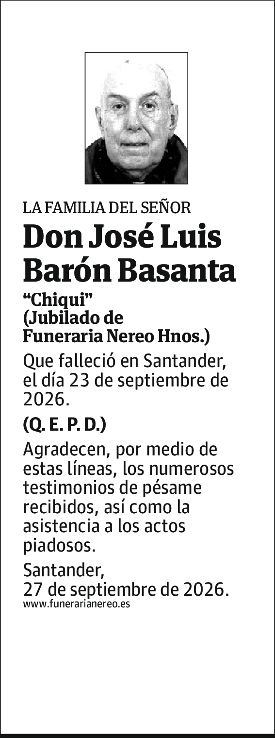José Luis Barón Basanta