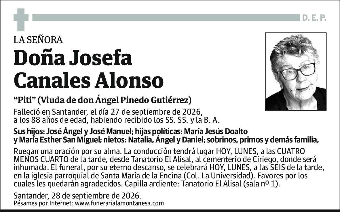 Josefa Canales Alonso