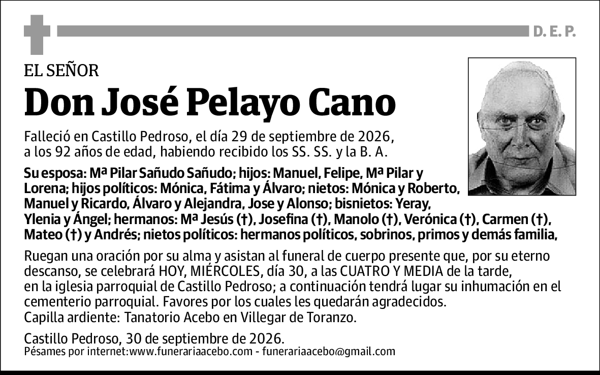 José Pelayo Cano
