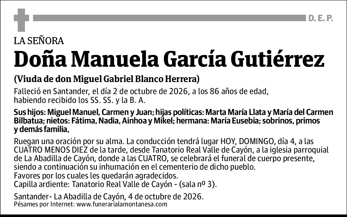 Manuela García Gutiérrez
