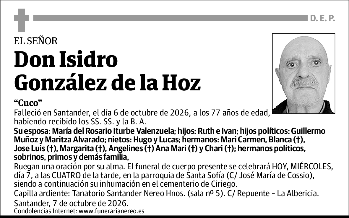 Isidro González de la Hoz