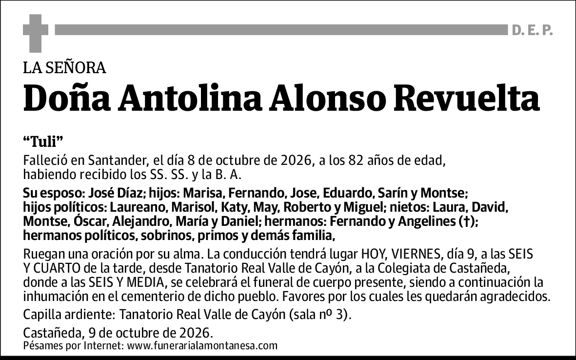 Antolina Alonso Revuelta