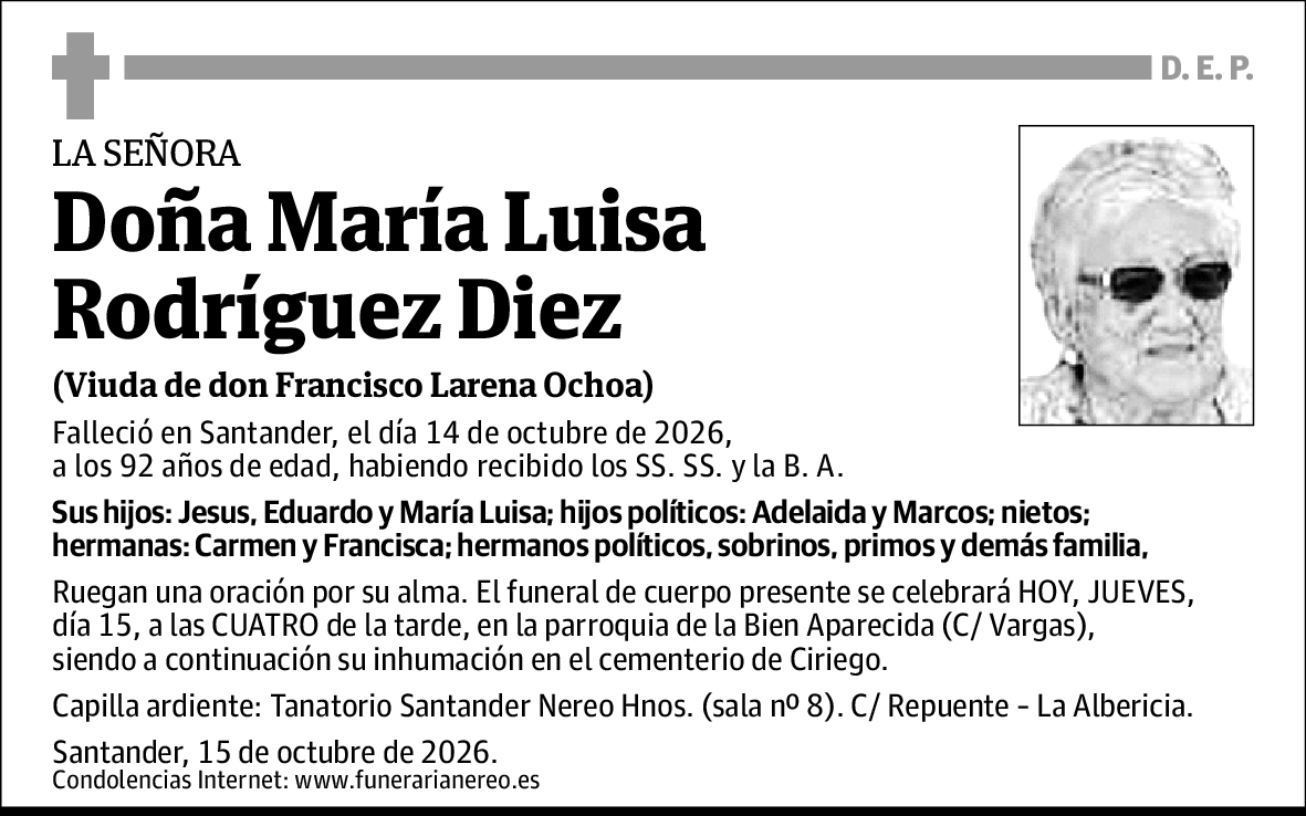María Luisa Rodríguez Diez