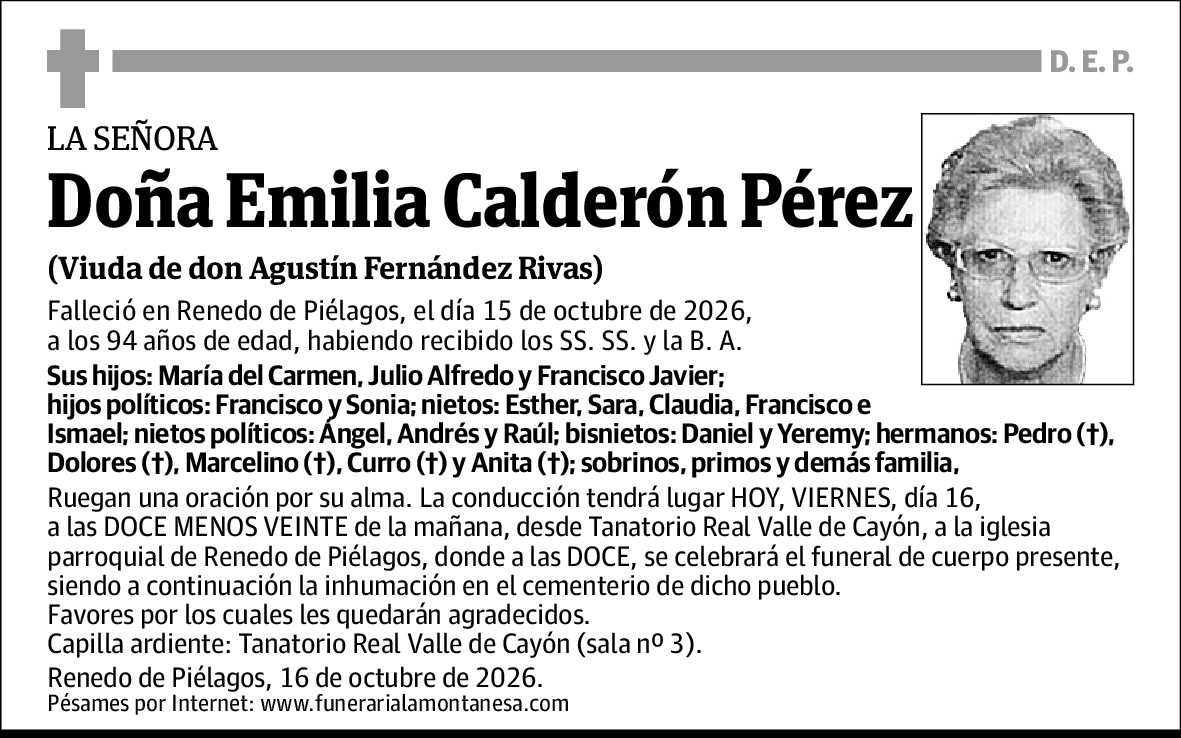 Emilia Calderón Pérez