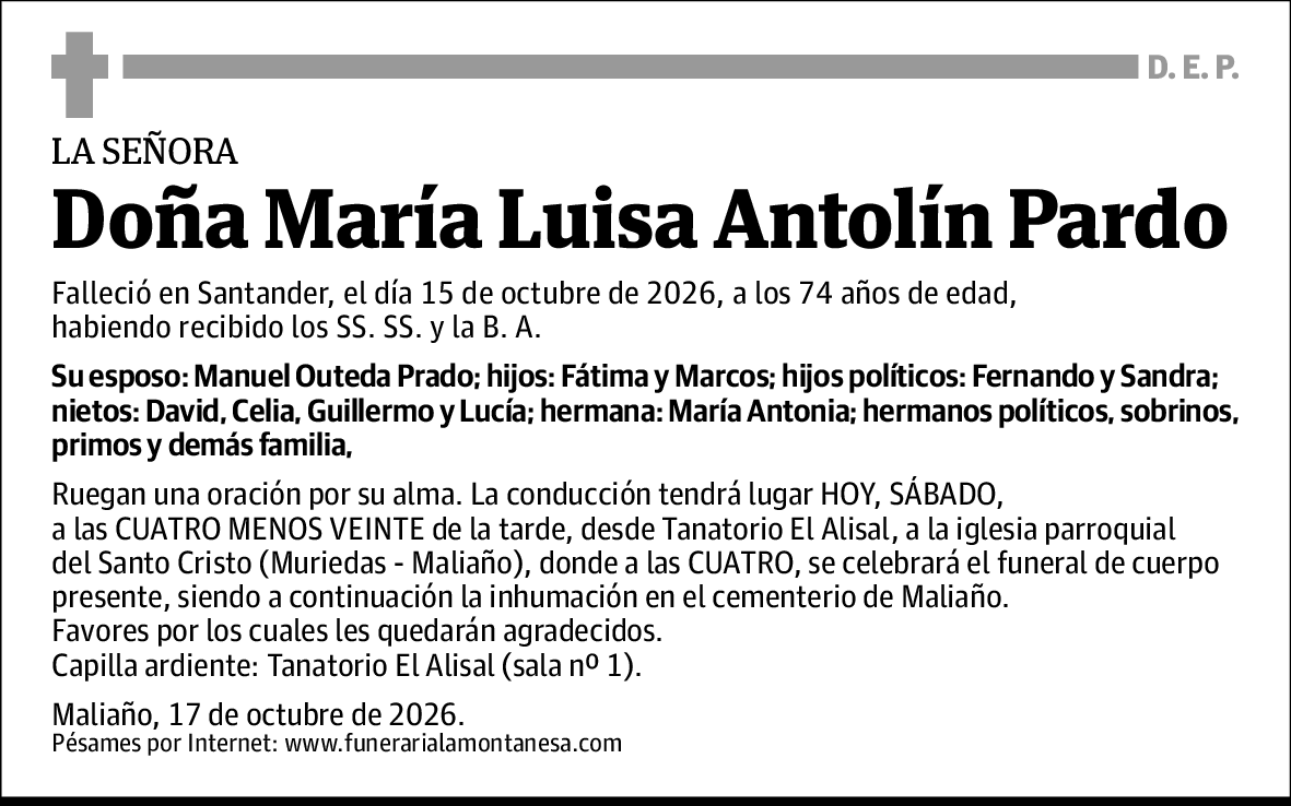 María Luisa Antolín Pardo